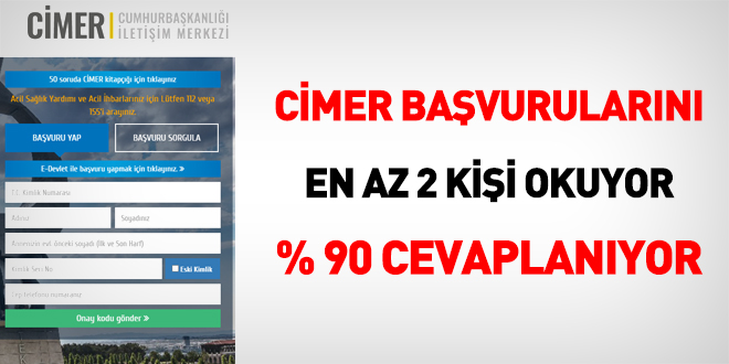CİMER'e başvuru yağıyor: Rüya anlatan da var yemek tarifi soran da