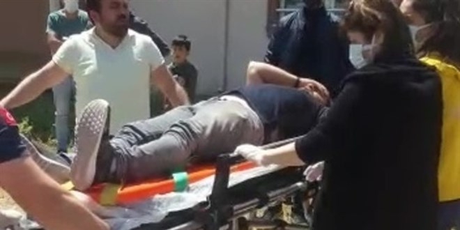 Kovalamaca sahnesinde düşen dizi oyuncusu hastanelik oldu