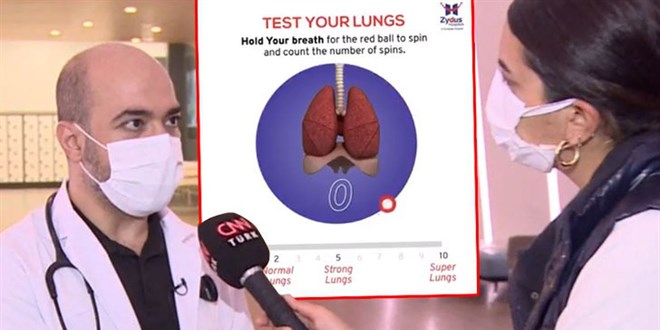 Sosyal medyadaki akciğer testi doğru mu?
