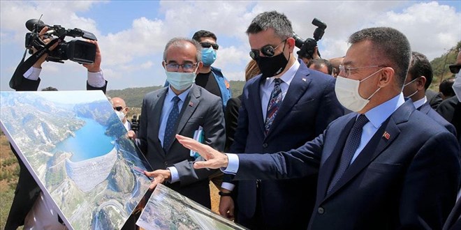 Fuat Oktay, KKTC Sulamaları İletim Tüneli'ni inceledi