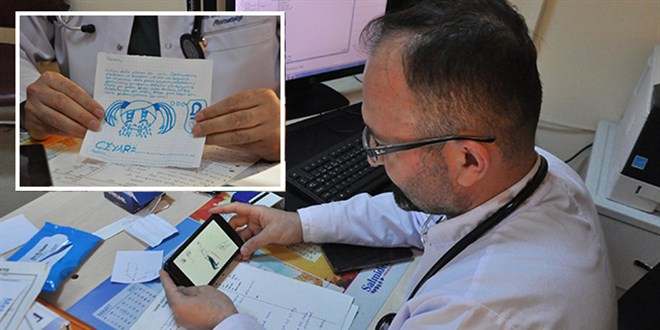 Doktor, hastalarının sıkıntılarını şiirle anlatıyor