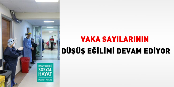 Vaka sayılarının düşüş eğilimi devam ediyor