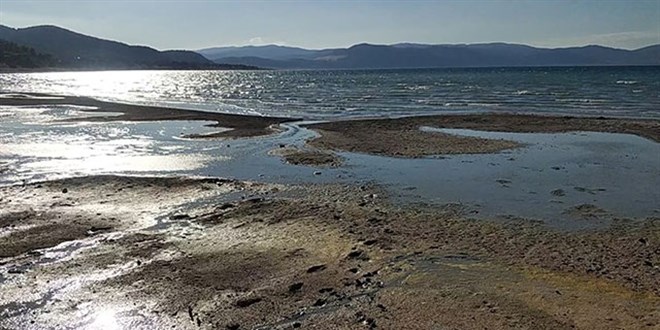 Salda Gölü'ndeki sarımtırak görüntüye ilişkin açıklama