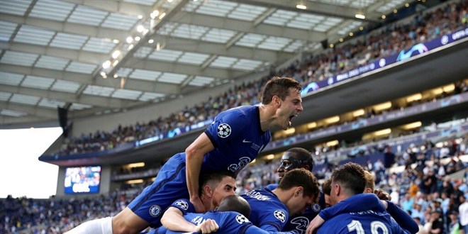 UEFA Şampiyonlar Ligi'nde kazanan 'Chelsea'