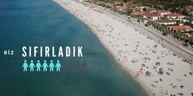 Vakaları sıfırlayan tatil beldesi turistleri bekliyor