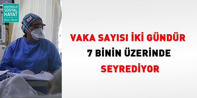 Vaka sayısı iki gündür 7 binin üzerinde seyrediyor