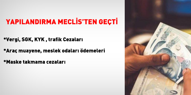 Kritik teklif Meclis'ten geçti: Borçlar yeniden yapılandırılacak