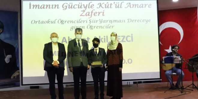 Kut'ül Amare Zaferi okullarda coşkuyla kutlandı