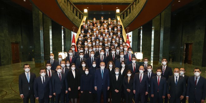 Erdoğan, kaymakam adaylarını kabul etti