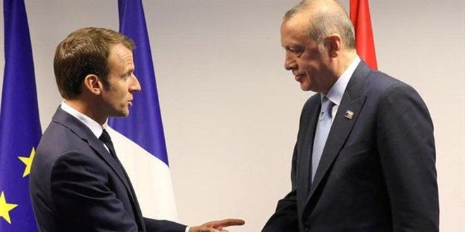 Erdoan, NATO Zirvesi ncesi Macron'la grecek