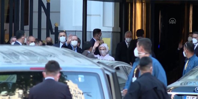 Cumhurbaşkanı Erdoğan'a, Brüksel'de sevgi gösterisi