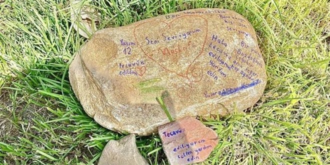 Tecavüzü taşa yazarak ihbar eden küçük kız ve ailesine koruma