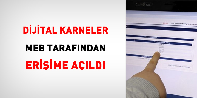 Dijital karneler bugün erişime açıldı