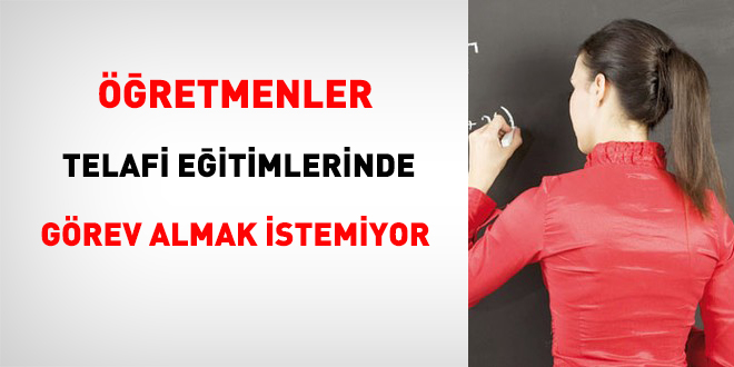 Öğretmenler 'telafi'de görev almak istemiyor