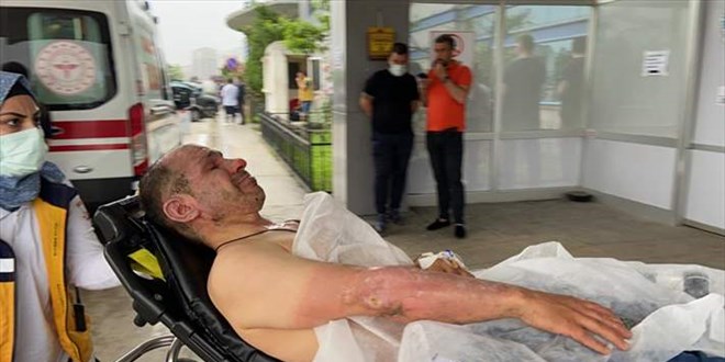 Samsun'da restoranda doğal gaz patlaması: 1 yaralı