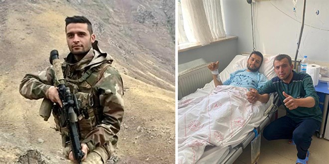 Arkadaşlarını korumak için bombayı bacaklarına sıkıştırdı
