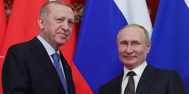 Cumhurbaşkanı Erdoğan, Vladimir Putin ile görüştü