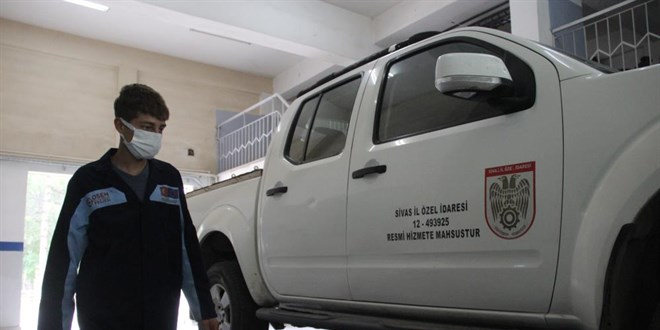 Kamu araçlarının bakım ve onarımları meslek lisesinde yapılıyor