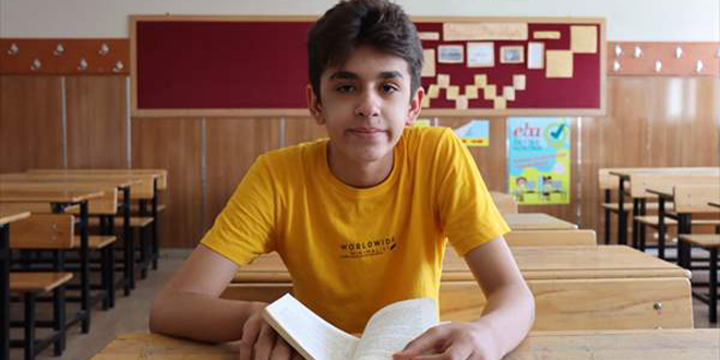 LGS birincilerinden Adıyamanlı Fatih'in sırrı 'bol kitap okumak'