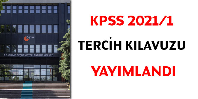 2021/1 KPSS tercih klavuzu akland