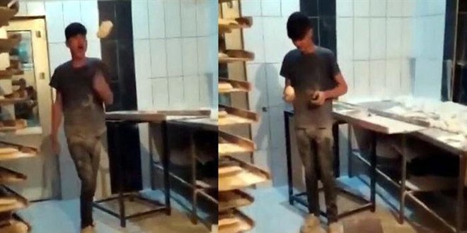 Hamur ile top oynayan 3 fırıncı serbest bırakıldı