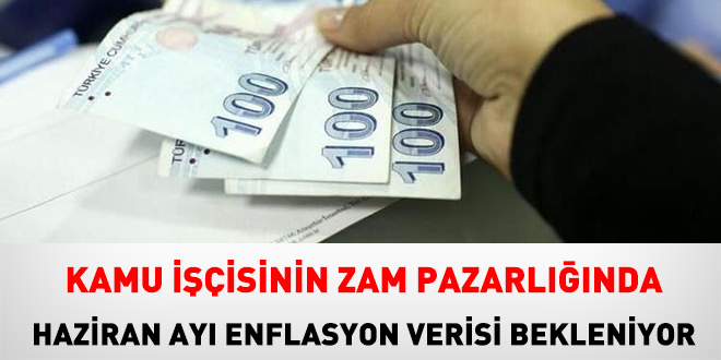 Kamu işçisinin zam pazarlığında enflasyon rakamı bekleniyor