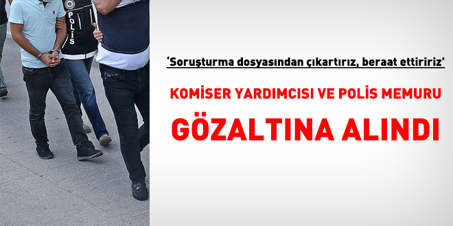 Komiser yardımcısı ile bir polise dolandırıcılık operasyonu