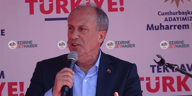 Muharrem İnce'den 'siyasi yasak talebi' açıklaması