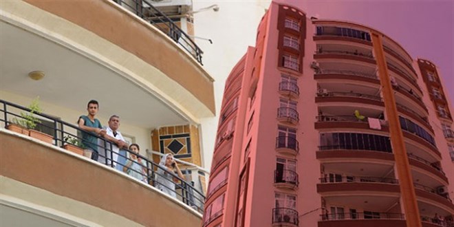 8 kişinin sonucu pozitif çıktı,10 katlı bina karantinaya alındı