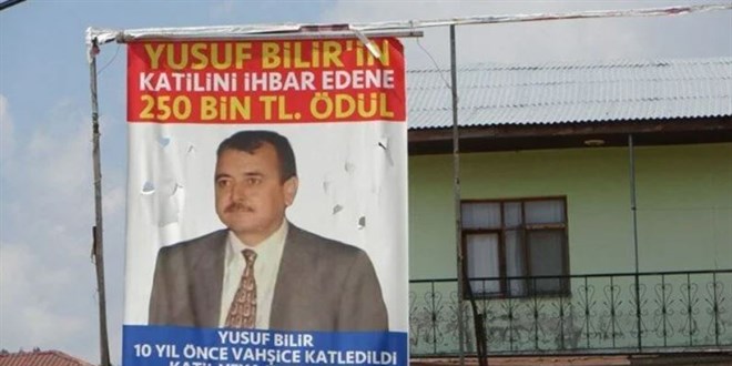 10 yıl önceki cinayet için 250 bin lira ödül