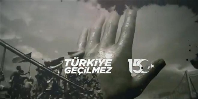 Altun, Türkiye Geçilmez etiketli 15 Temmuz videosunu paylaştı