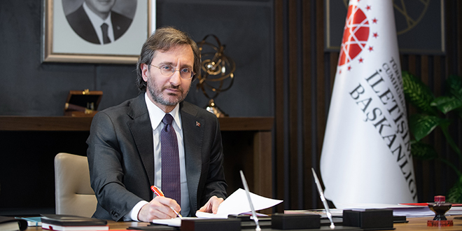 Fahrettin Altun: Kıbrıs'ta en gerçekçi çözüm iki devletli çözüm