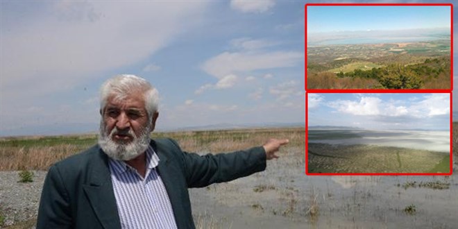 Türkiye'nin en büyük 5. gölüydü! Kurumaya yüz tuttu