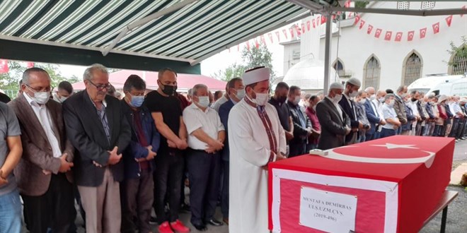 Kazada hayatını kaybeden uzman çavuş son yolculuğuna uğurlandı