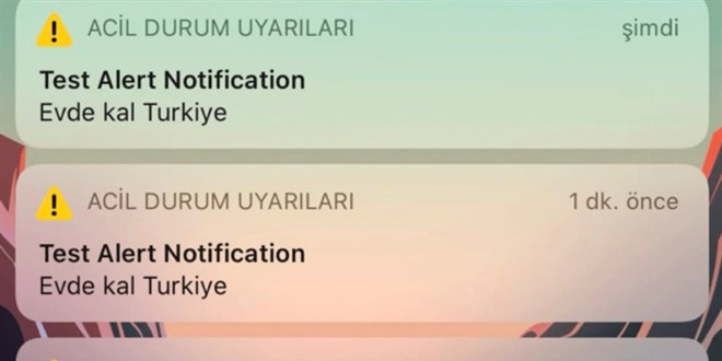 iPhone kullanıcılarına giden 'Evde Kal Türkiye' uyarısı için açıklama