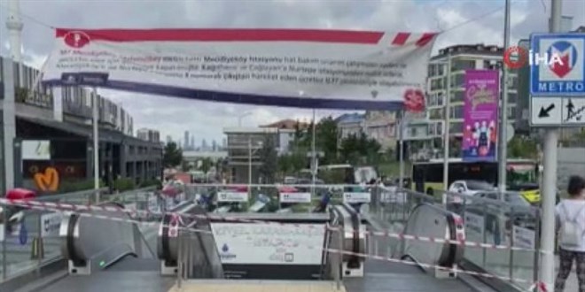Mecidiyeköy-Mahmutbey Metro Hattı'nda patlama
