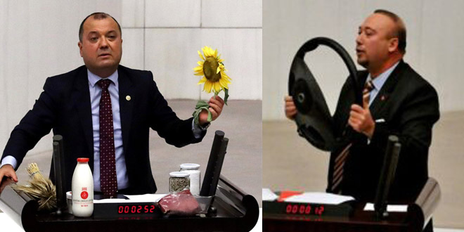 Meclis'te kürsüde peynir de var, direksiyon da