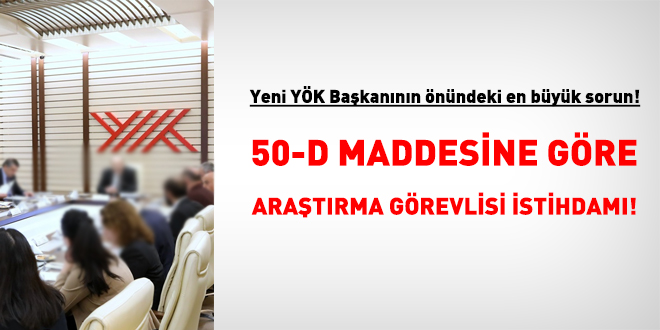 Yeni YK Bakannn nndeki en byk sorun: 50-d aratrma grevlisi istihdam!