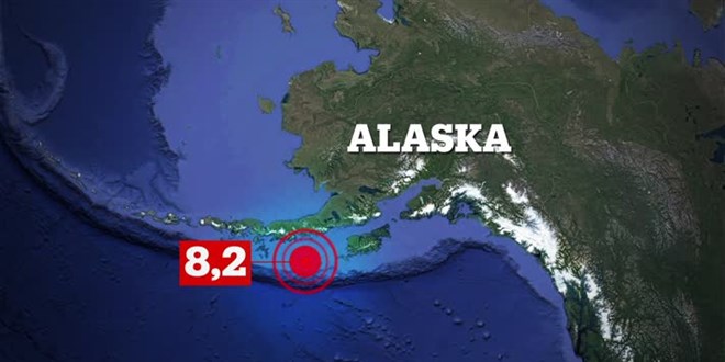 Alaska'da 8.2 büyüklüğünde deprem: Tsunami uyarısı yapıldı