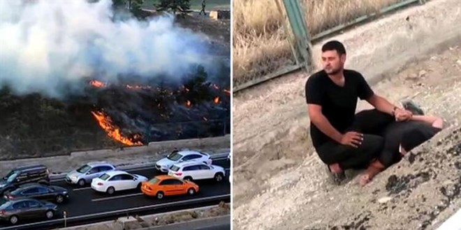 Askeri kışlada yangın çıkarmaya çalışan şüpheli tutuklandı