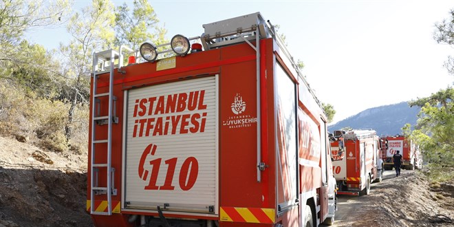 İBB İtfaiyesi Manavgat ve Marmaris'te görev yapmaya başladı