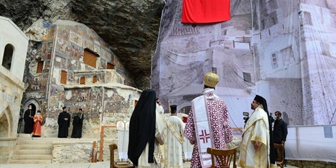 Sümela Manastırı'nda 8'inci kez ayin düzenlenecek