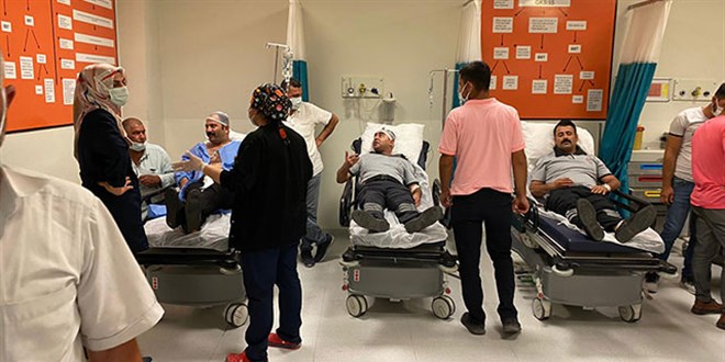 Güvenlikçiler ile hasta yakınları arasında 'maske' kavgası