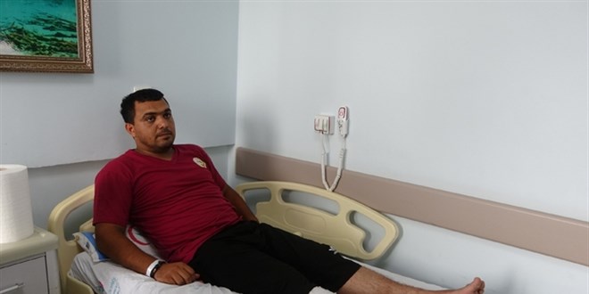 Ayak bilei krlan Azerbaycanl itfaiyeci ameliyat edildi