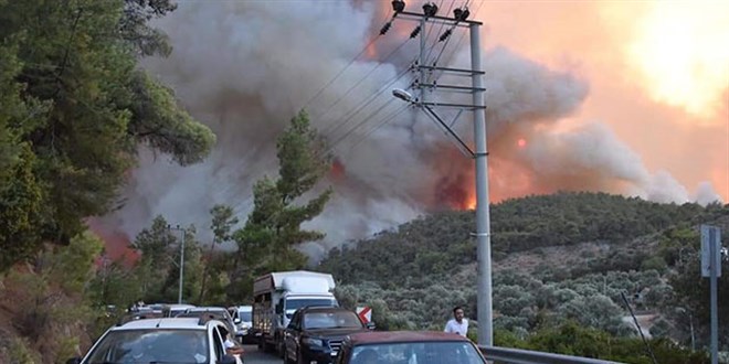 Muğla'da ormanlık alandaki yangınlara ilişkin 6 tutuklama