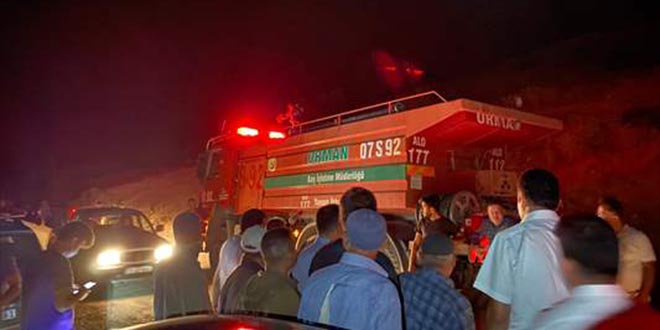 Kaş'ta beş ayrı noktada çıkan orman yangını söndürüldü