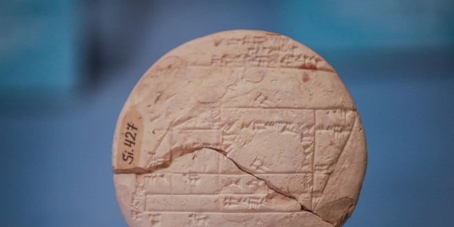 Arkeoloji Müzesi'nde geometri tarihini değiştirecek tablet
