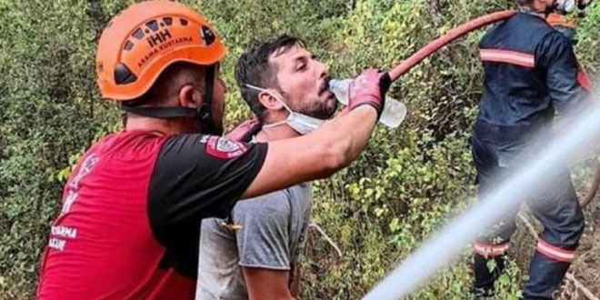 İHH, önce yangına su taşıdı, şimdi ise yaraları saracak