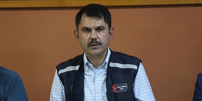 Bakan Kurum sel bölgesinde: Hasar tespitleri yapılmaya başlandı