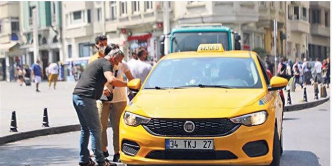 İBB zabıtasından taksici denetimi